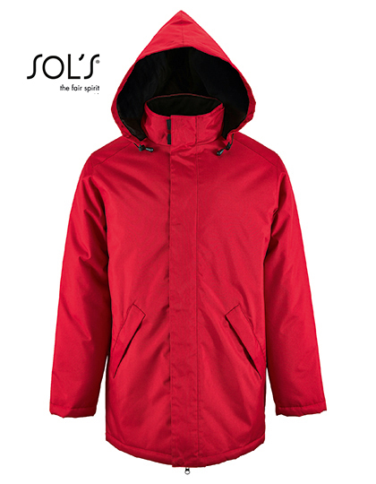 SOL'S Unisex Jacket With Padded Lining Robyn in Red