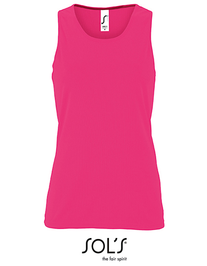 SOL'S Women's Sports Tank Top Sporty in Neon Pink