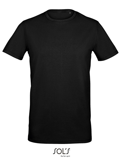 SOL'S Men's Millenium T-Shirt in Deep Black