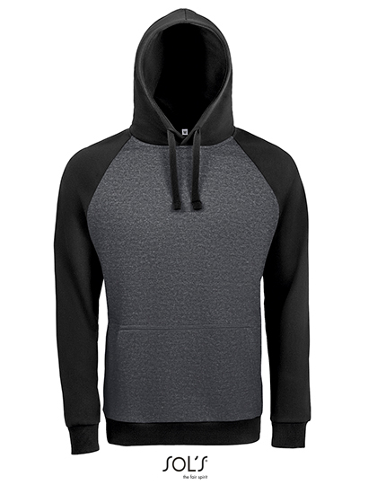 SOL'S Unisex Seattle Sweat in Charcoal Grey Melange