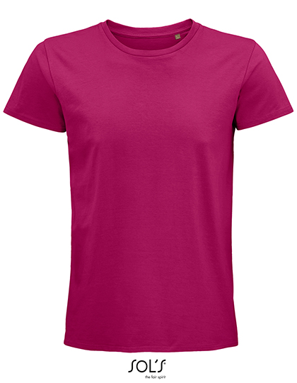SOL'S Men's Pioneer T-Shirt in Fuchsia