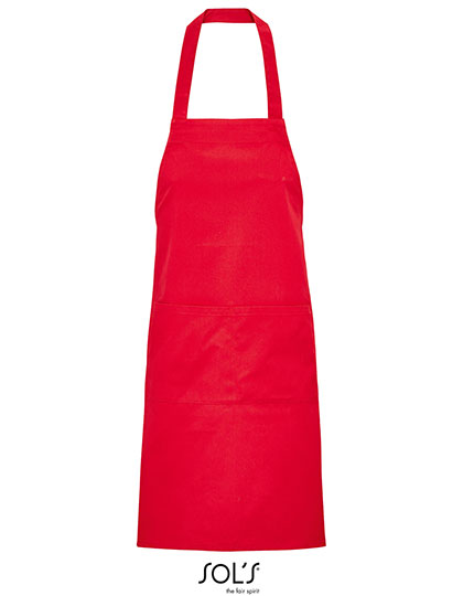 SOL'S Unisex Gamma Apron in Red