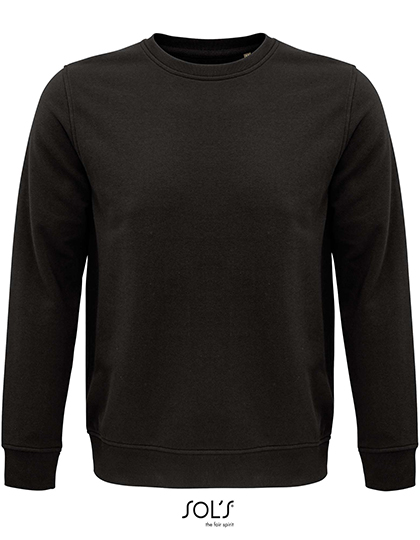 SOL'S Unisex Comet Sweatshirt in Deep Charcoal Grey (Solid)