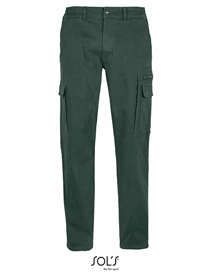 SOL'S Men's Docker Pants in Forest Green