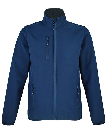 SOL'S Women's Falcon Zipped Softshell Jacket in Abyss Blue