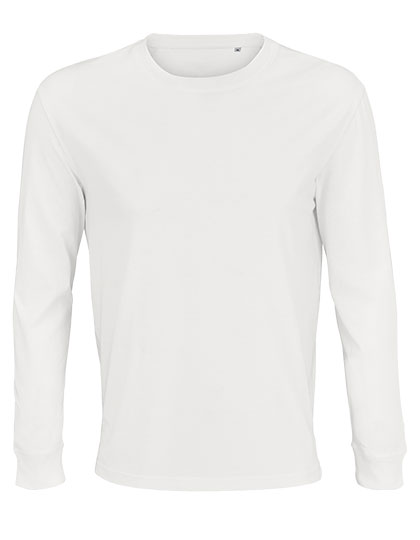 SOL'S Unisex Long Sleeve T-Shirt Pioneer in White