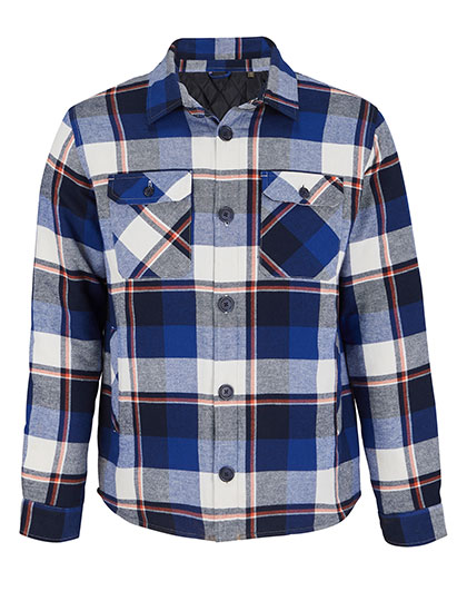 SOL'S Unisex Checkered Overshirt Noah in Royal Blue 241