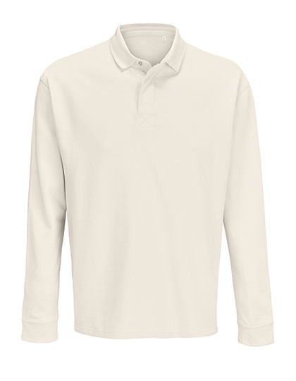 SOL'S Unisex Polo Collar Sweatshirt Heritage in Off White