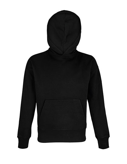 SOL'S Unisex Hooded Sweatshirt Origin in Black
