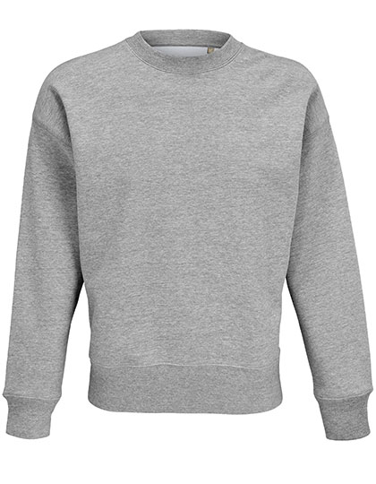 SOL'S Unisex Round-Neck Sweatshirt Authentic in Grey Melange
