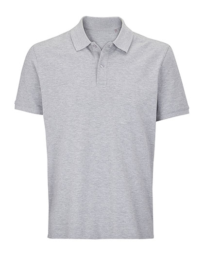 SOL'S Unisex Polo Shirt Pegase in Grey Melange