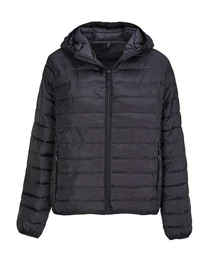 Women's Stream Lightweight Hooded Padded Jacket — besticken oder bedrucken lassen
