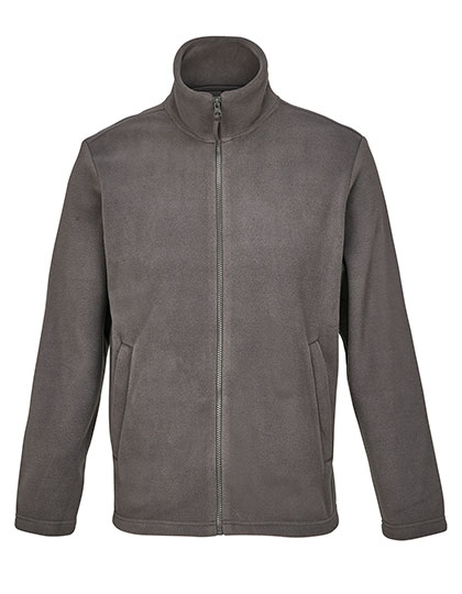 SOL'S Unisex Microfleece Full-Zip Jacket Nitro in Charcoal Grey Melange