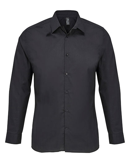 Men's Poplin Shirt Long Sleeve Bailey — besticken oder bedrucken lassen