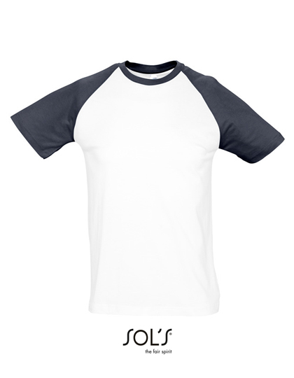 SOL'S Raglan T-Shirt Funky 150 in White