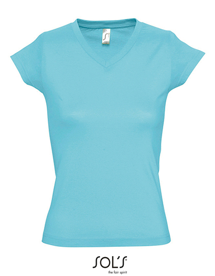SOL'S Women's V-Neck-T-Shirt Moon