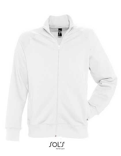 SOL'S Men's Zipped Jacket Sundae in White