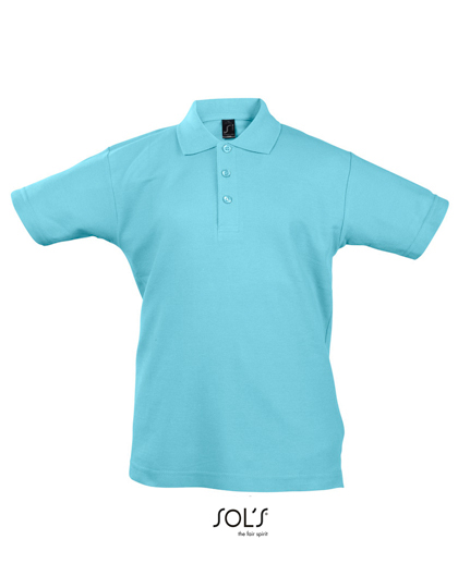 Kids' Summer Polo II — besticken oder bedrucken lassen