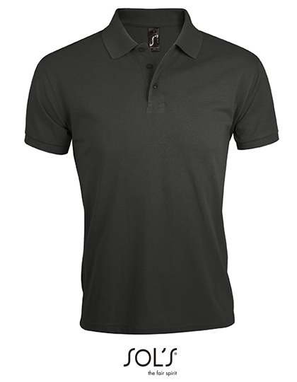 SOL'S Men's Polo Shirt Prime in Dark Grey (Solid)