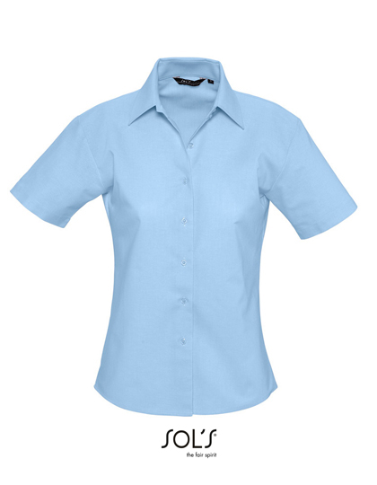 SOL'S Women's Oxford-Blouse Elite Short Sleeve