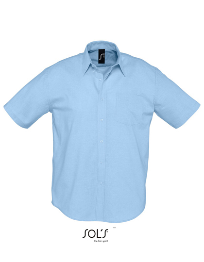 Men's Oxford-Shirt Brisbane Short Sleeve — besticken oder bedrucken lassen