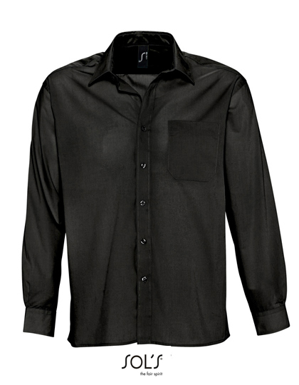 Popeline-Shirt Baltimore Long Sleeve — besticken oder bedrucken lassen