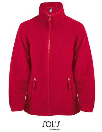 SOL'S Kids' Fleecejacket North in Red