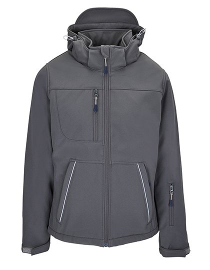 SOL'S Women's Rock Padded Softshell in Charcoal Grey (Solid)