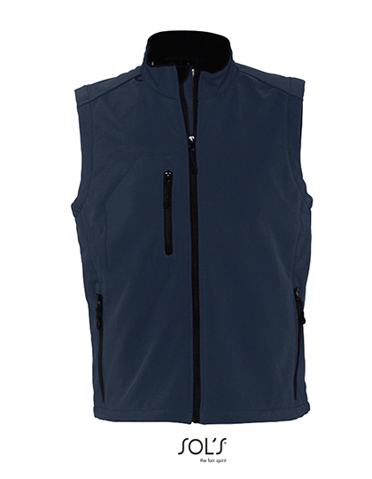 SOL'S Men's Sleeveless Softshell Rallye in French Navy