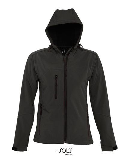 Women's Hooded Softshell Jacket Replay — besticken oder bedrucken lassen