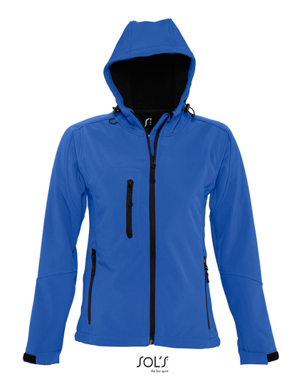 SOL'S Women's Hooded Softshell Jacket Replay in Royal Blue 241