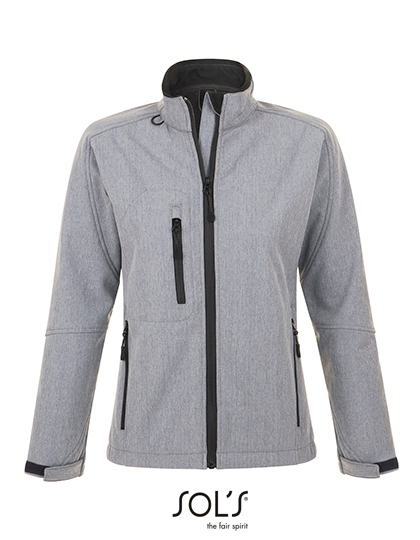 SOL'S Women's Softshell Jacket Roxy in Grey Melange