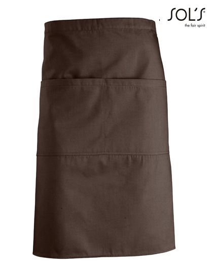 SOL'S Medium Apron Greenwich in Chocolate