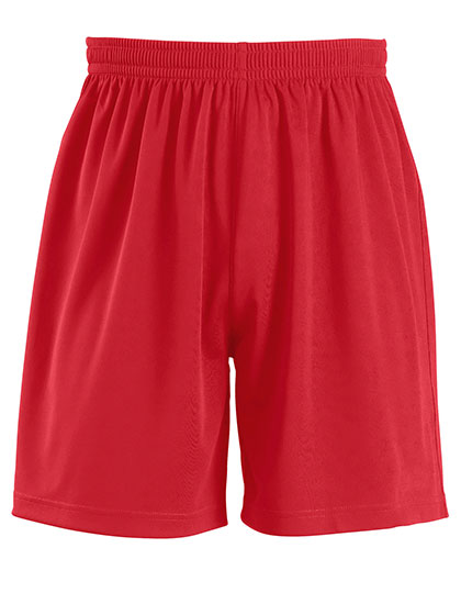 SOL'S Kids' Basic Shorts San Siro 2 in Red