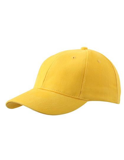 Myrtle Beach 6-Panel Cap Laminated in Gold