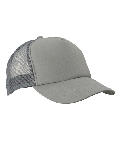 Myrtle Beach 5-Panel Polyester Mesh Cap in Dark Grey