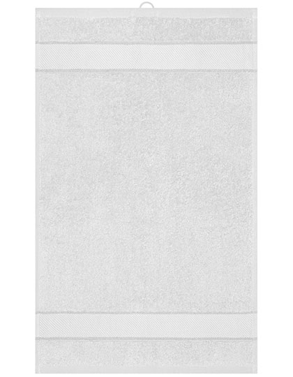 Myrtle Beach Guest Towel in White