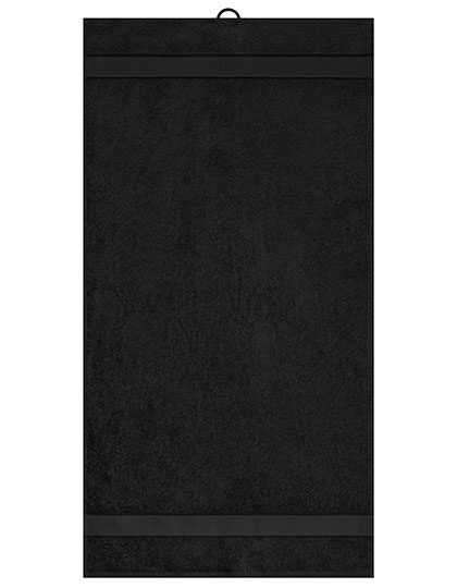 Myrtle Beach Hand Towel in Black