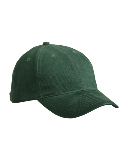 Myrtle Beach 6 Panel Softlining Raver Cap in Dark Green