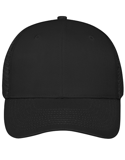 Myrtle Beach 6 Panel Mesh Cap in Black