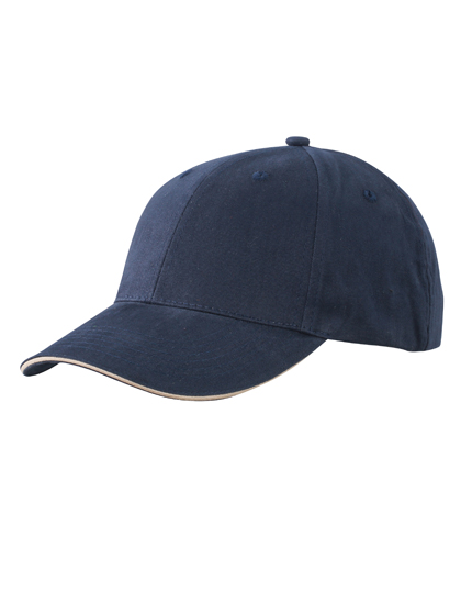 Myrtle Beach Light Brushed Sandwich Cap in Navy