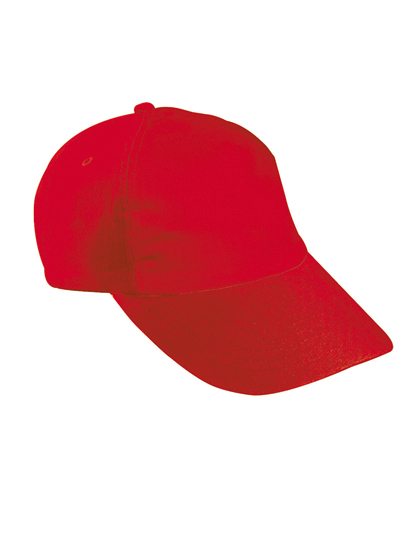Myrtle Beach Kids' 5-Panel Cap in Signal Red
