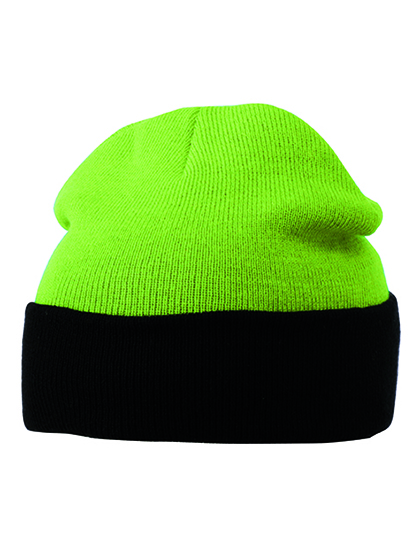 Myrtle Beach Knitted Cap in Lime Green