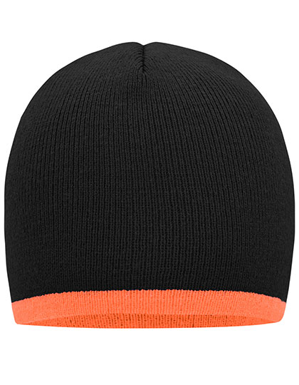 Beanie With Contrasting Border — besticken oder bedrucken lassen