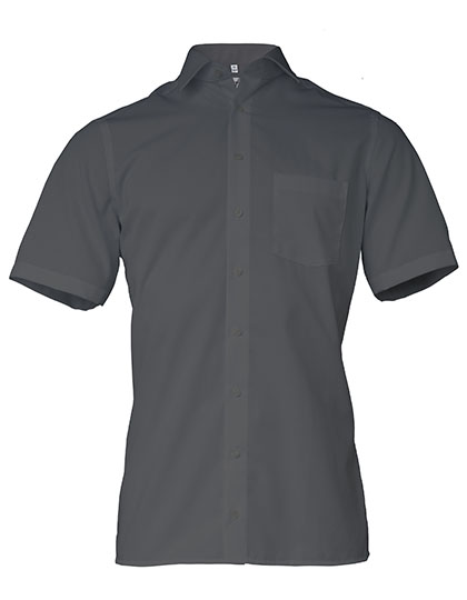 Marvelis Men's Shirt Modern Fit Short Sleeve