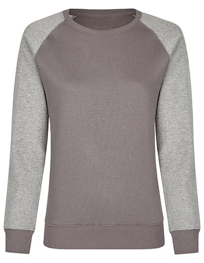 Miners mate my mate - Ladies' Crew Neck Sweat in Grey Solid