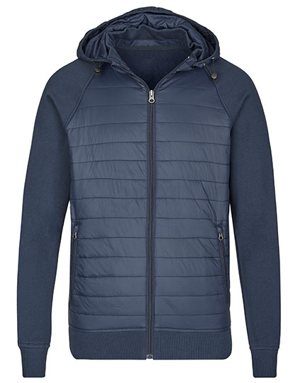Miners mate my mate - Unisex Hybrid Jacket in Navy
