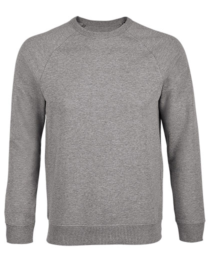 NEOBLU Men's French Terry Sweatshirt Nelson in Gray Melange