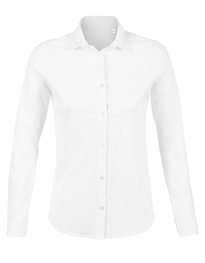 NEOBLU Women's Mercerised Shirt Balthazar in Optic White