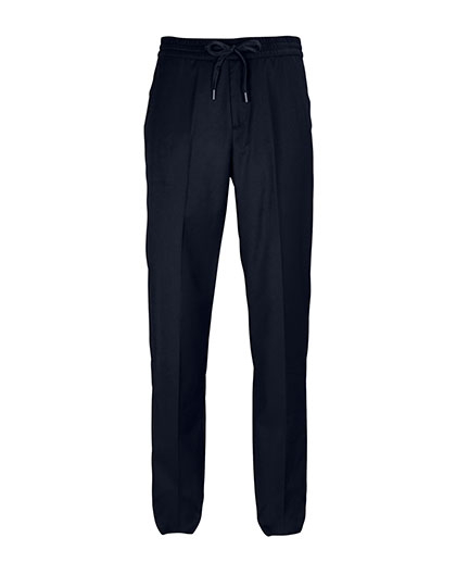 NEOBLU Men's Elasticated Waist Suit Trousers Germain in Night